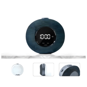 LovoUK Bluetooth Alarm Clock Speaker – Dual 8W Speakers, LED Display, Fast Charging Ports & FM Radio