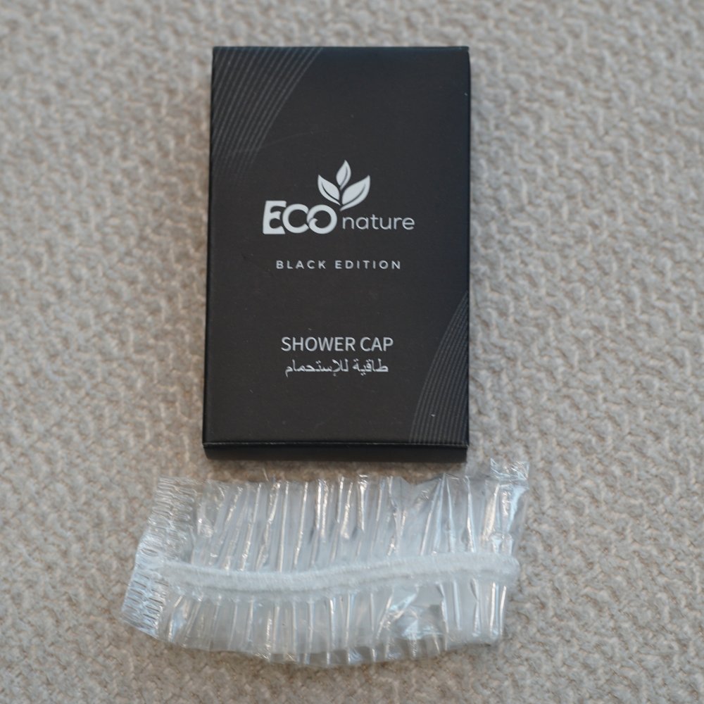 Eco Natura Black Edition Shower Cap (500/pack) - Image 2