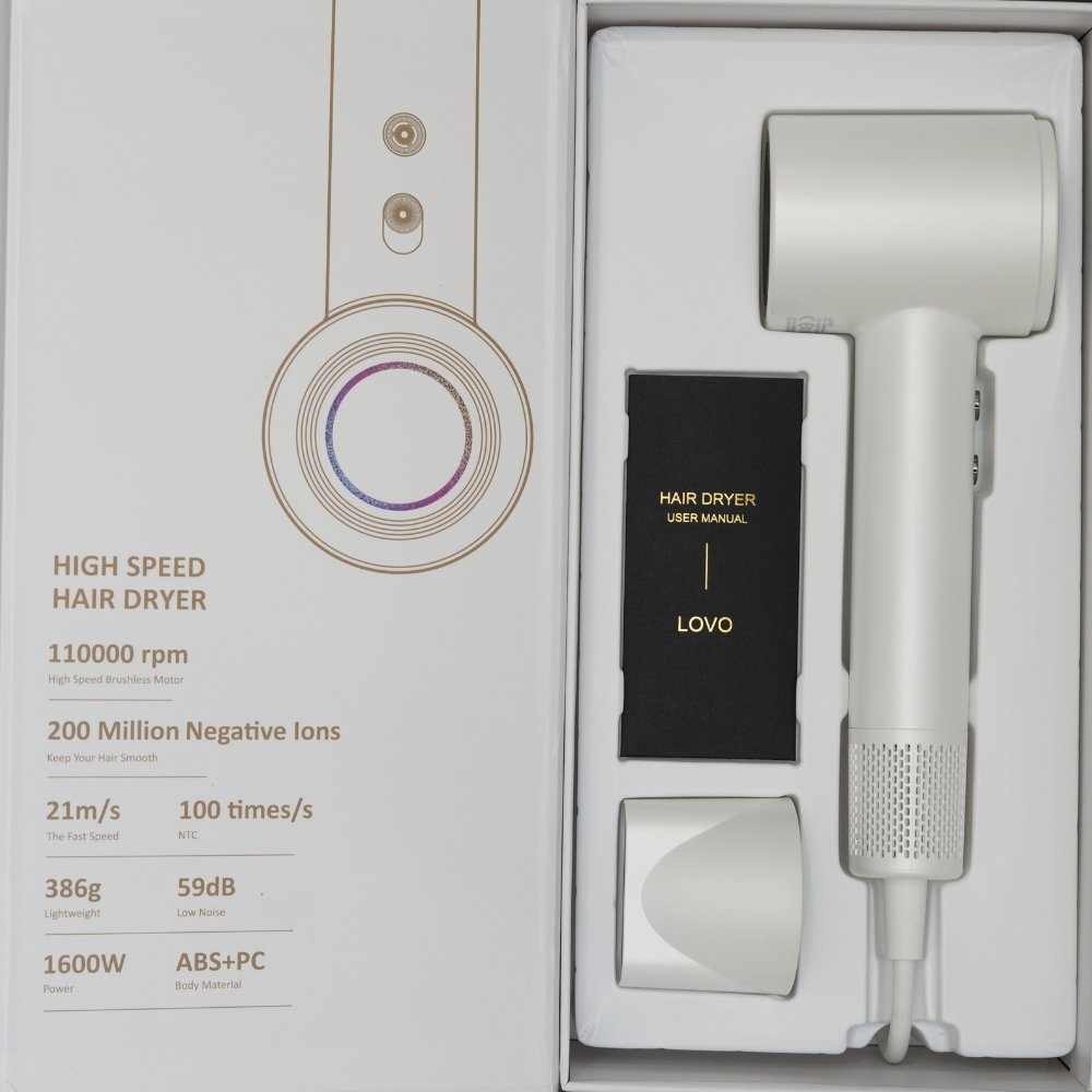 LOVO White Hair Dryer - Image 2