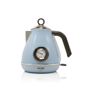 LovoUK 1.7L Blue Pyramid Electric Kettle – 2200W Stainless Steel