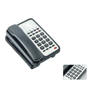 LovoUK Room Phone – One-Touch Dial, Adjustable Flash, Dual-Tone Ringing & Wall/Desk Mount