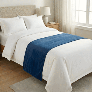 Bed Runner – Blue Velvet (45x168cm)