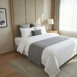 Bed Runner – Gray (250x50cm)