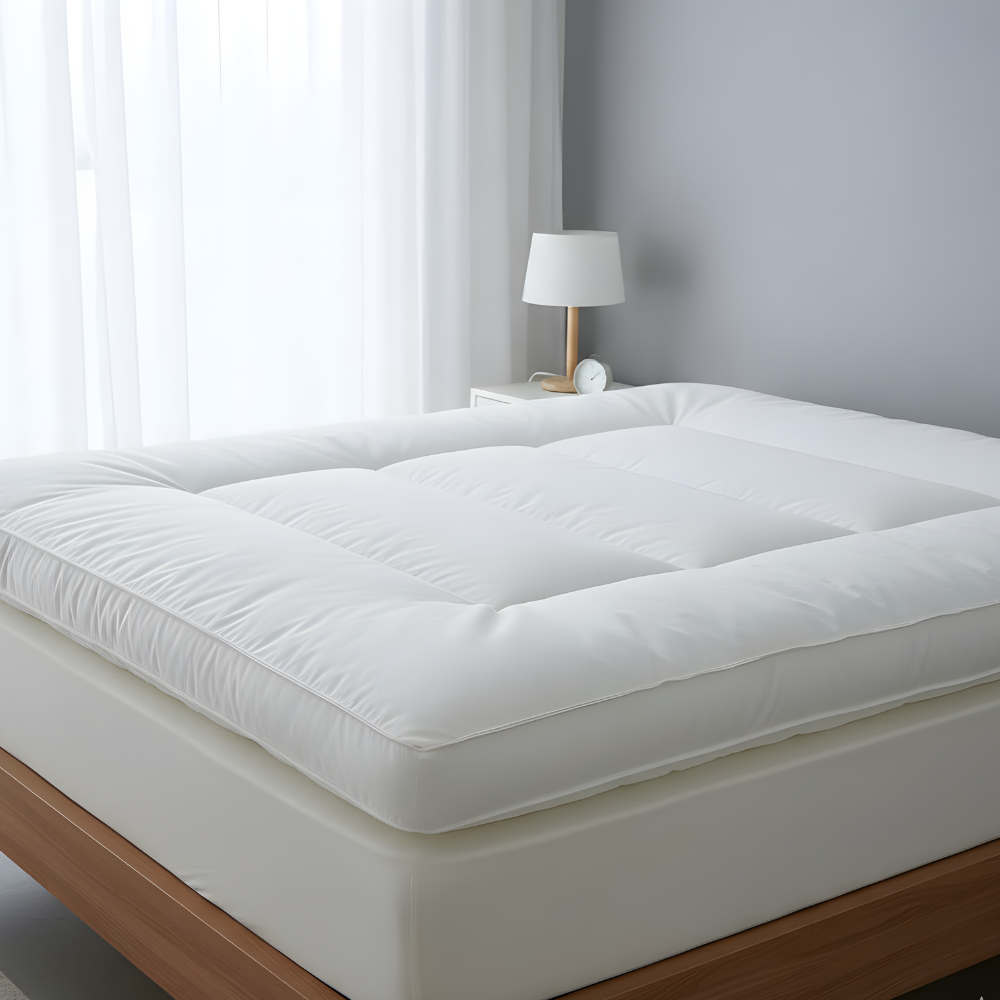 Mattress Topper – Super King Size 200x200x8 cm (800gsm Microfiber)