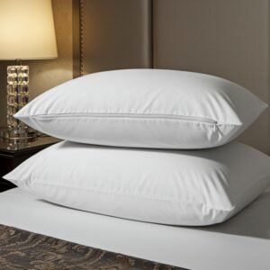 Pillow Protector – 60x80 cm (100% Cotton, Zipper, iLinen)